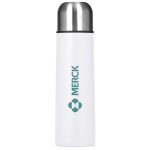 SOLID WHITE Altitude Alpaca Stainless Steel Vacuum Flask  500ml