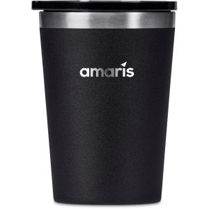 Black Alex Varga Figo Stainless Steel Vacuum Tumbler – 370ml