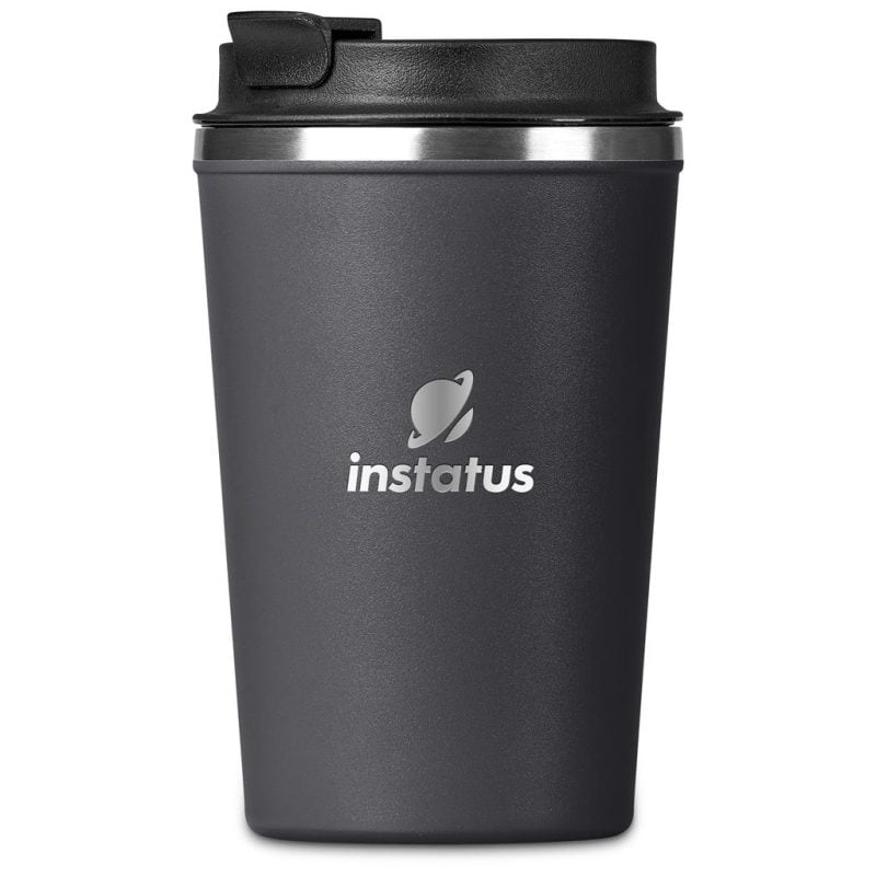 Charcoal Kooshty Caldos Stainless Steel Vacuum Tumbler – 380ml