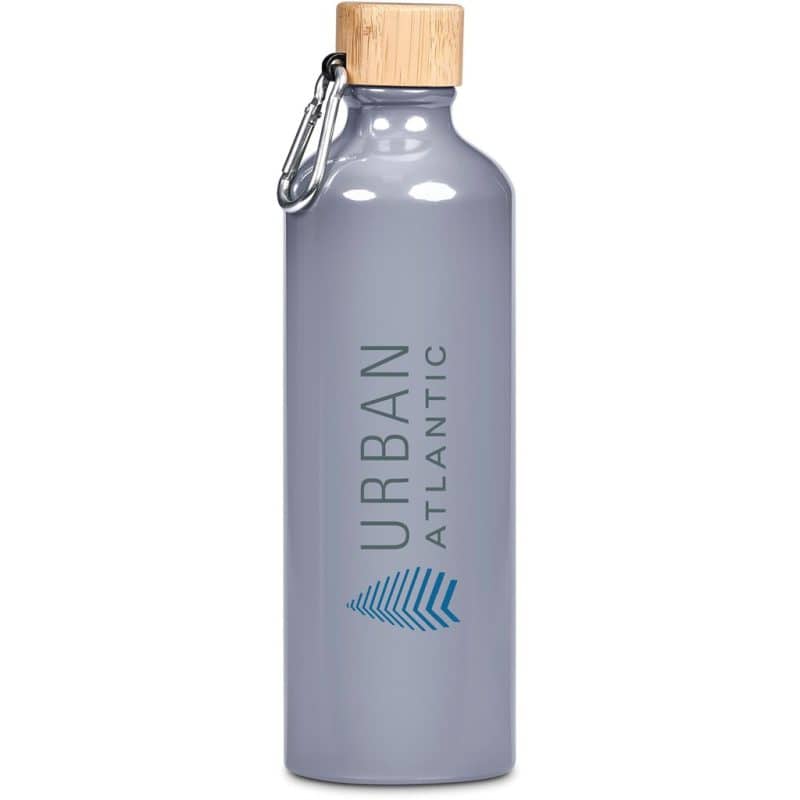 Grey Serendipio Origen Aluminium & Bamboo Water Bottle – 750ml