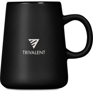 Black Serendipio Dorset Ceramic Coffee Mug – 400ml