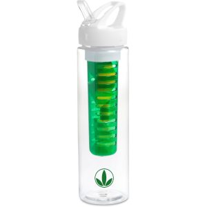 GREEN Zest Plastic Infuser Bottle - 750ml - Green