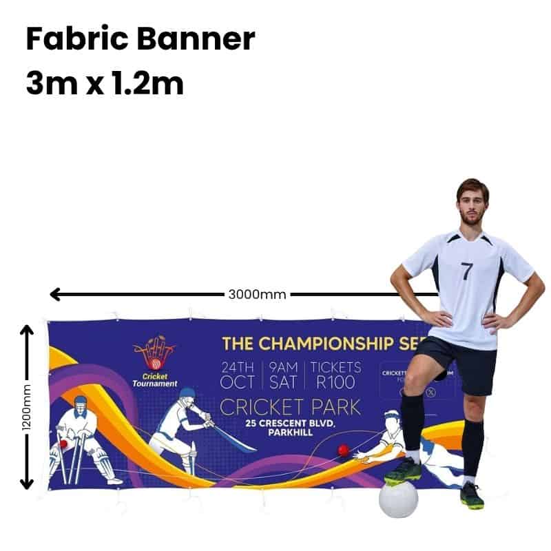 Fabric Banner 3m x 1.2m