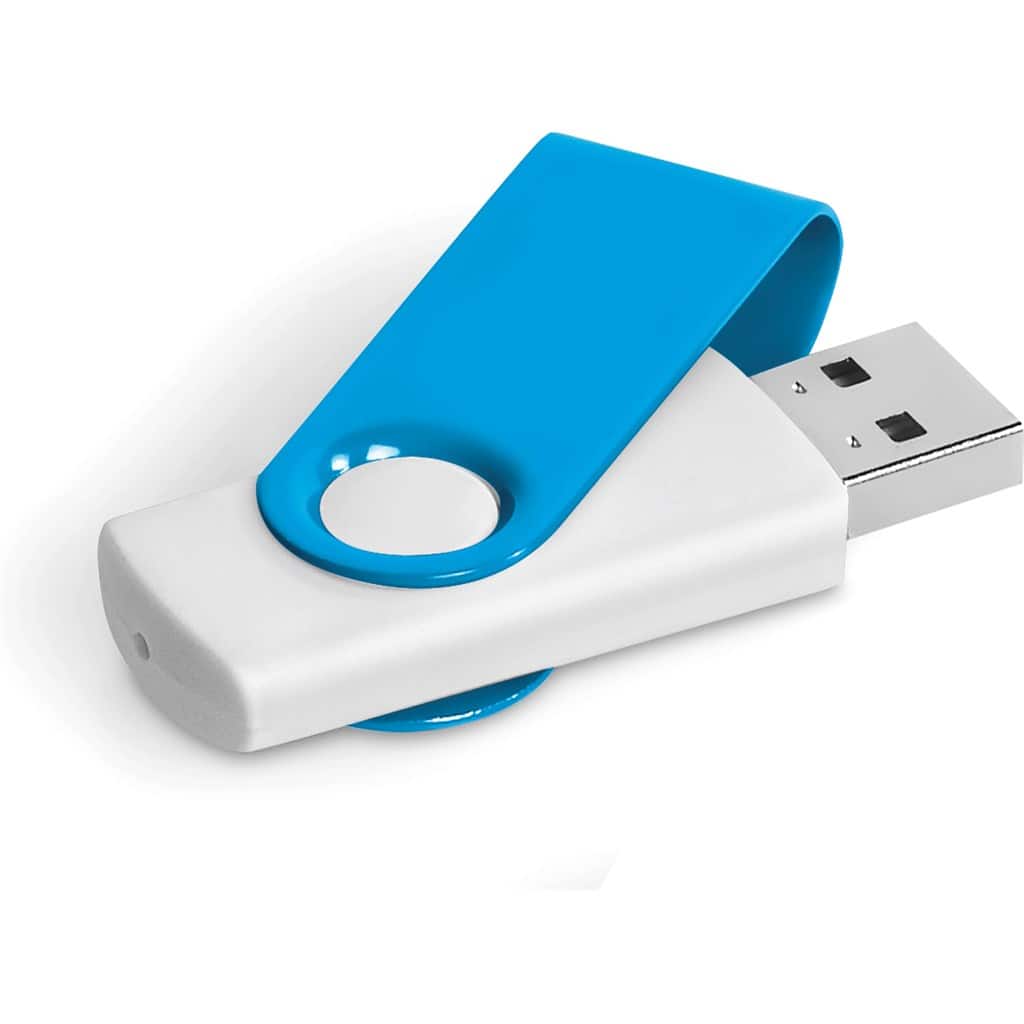 CYAN Axis Gyro White Flash Drive - 32GB