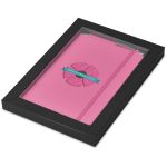 PINK Viola Notebook & Pen Set