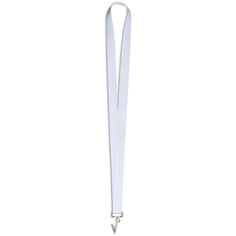 Crocodile Clip Double-Sided Sublimation Petersham Lanyard