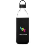Black Kooshty Big Swing Neo Glass Water Bottle – 850ml
