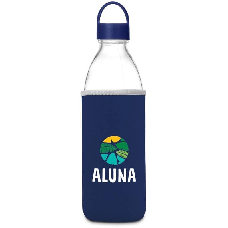 Navy Kooshty Big Swing Neo Glass Water Bottle – 850ml