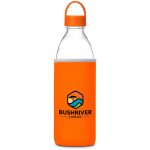 Orange Kooshty Big Swing Neo Glass Water Bottle – 850ml
