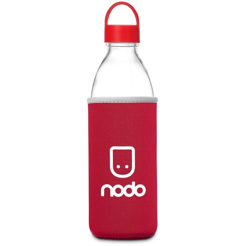 Red Kooshty Big Swing Neo Glass Water Bottle – 850ml