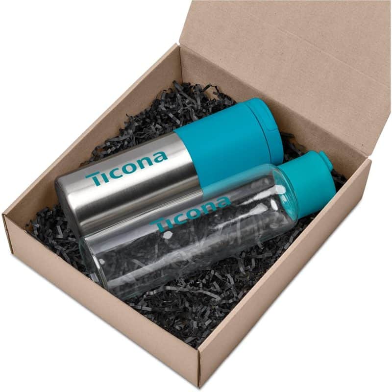 TURQUOISE Kooshty Tyboost Drinkware Set