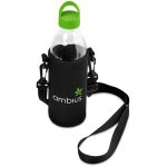 Lime Kooshty Hands-Free Glass Water Bottle – 850ml