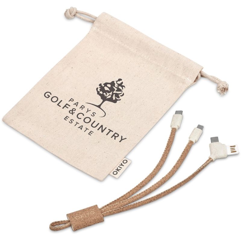 NATURAL Okiyo Soshin Cork Tri-Cable