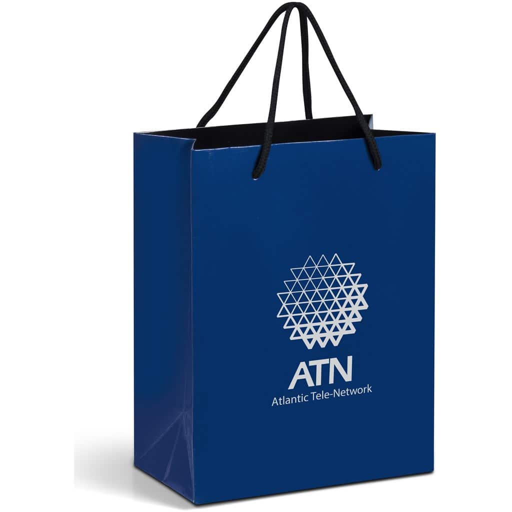 NAVY Altitude Dazzle Mini Paper Gift Bag