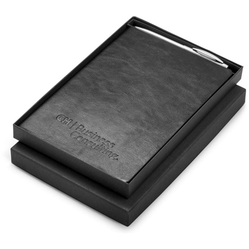 BLACK Renaissance Notebook & Pen Set