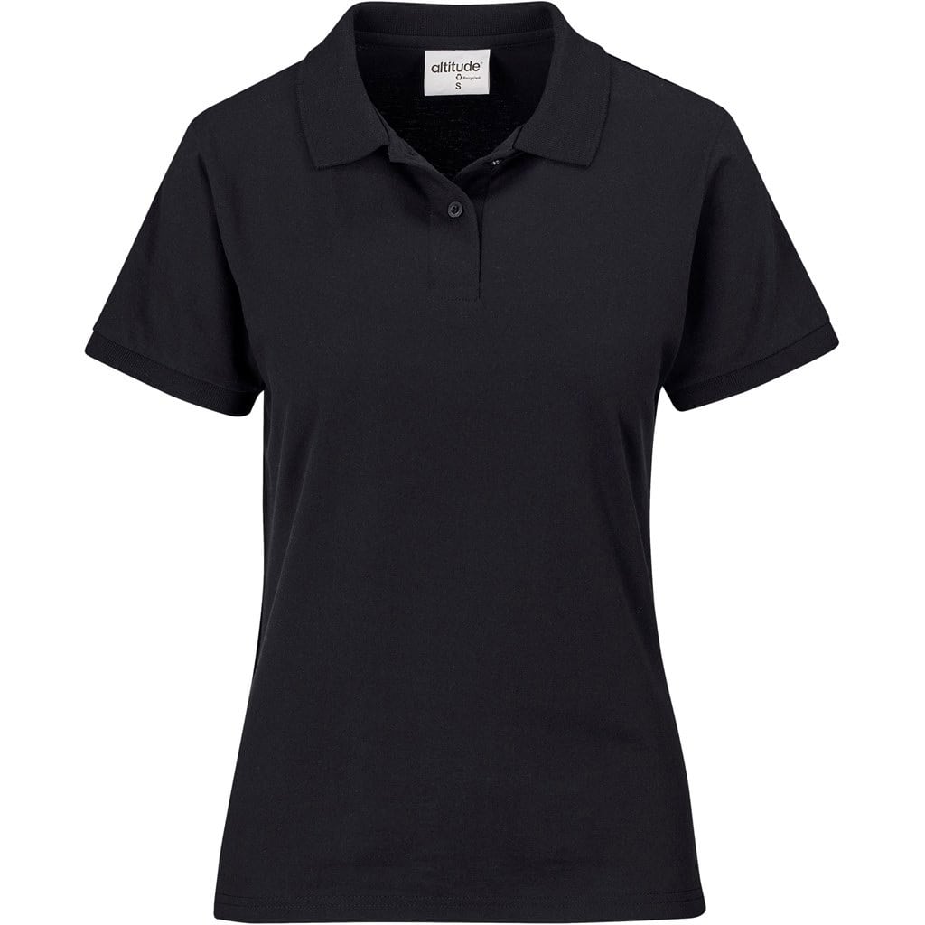 BLACK Ladies Recycled Promo Golf Shirt