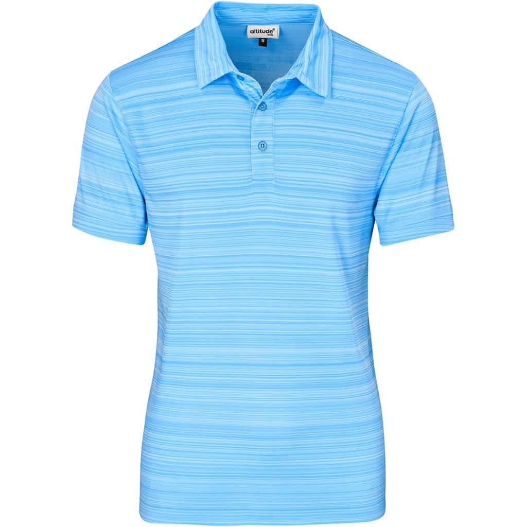 SKY BLUE Mens Aberdeen Golf Shirt