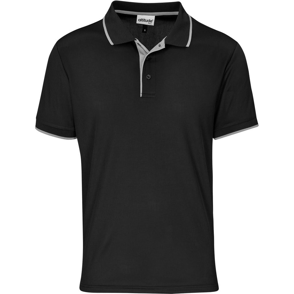 BLACK Mens Orion Golf Shirt
