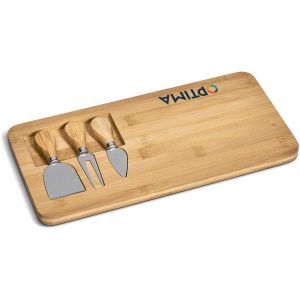 Okiyo Chizu Bamboo Cheese Board Set