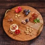 Okiyo Homegrown Large Round Hardwood Food Platter