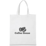 SOLID WHITE Altitude Budget Non-Woven Shopper