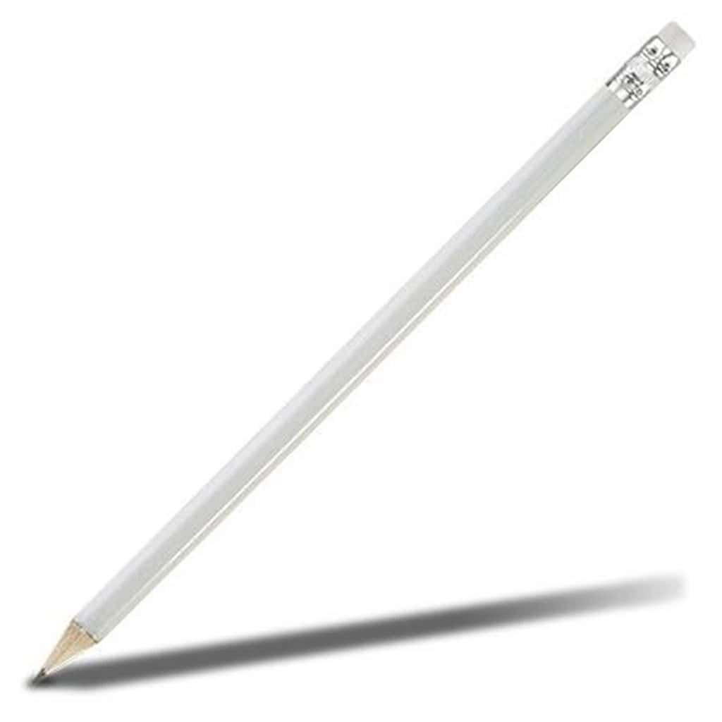 SOLID WHITE Altitude Basix Wooden Pencil