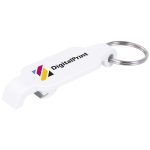 SOLID WHITE Altitude Pop Bottle Opener Keyholder