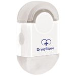 SOLID WHITE Altitude Duo Eraser & Sharpener