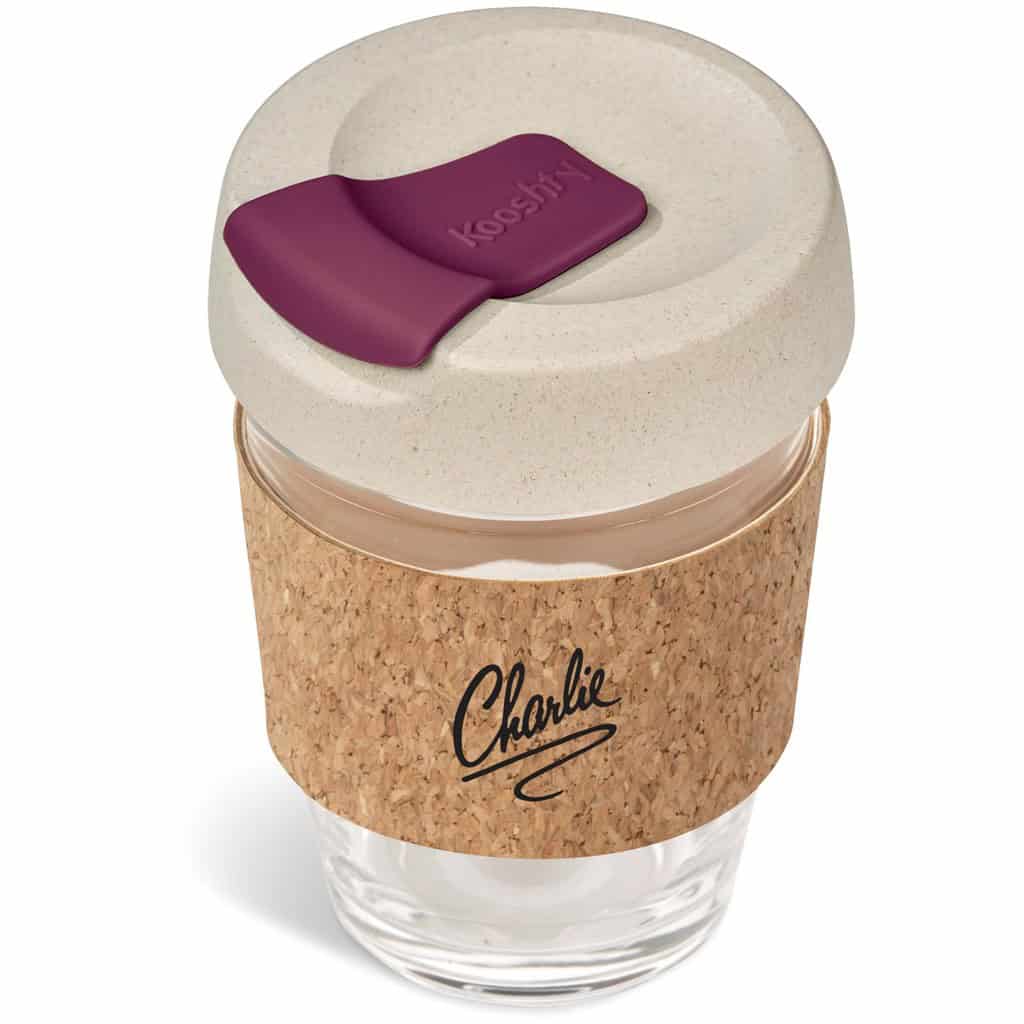 MAROON Kooshty Kork Chacha Glass Kup - 340ML