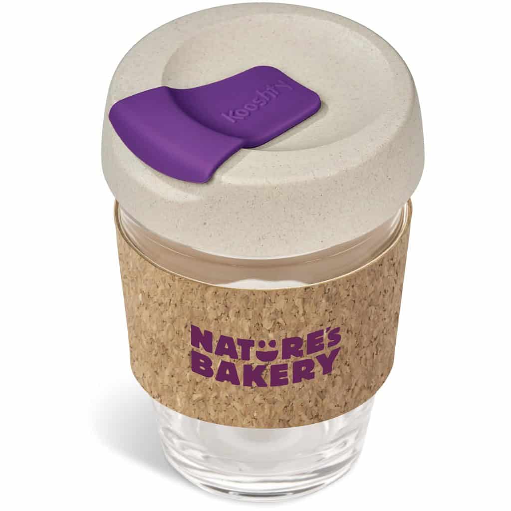 PURPLE Kooshty Kork Chacha Glass Kup - 340ML