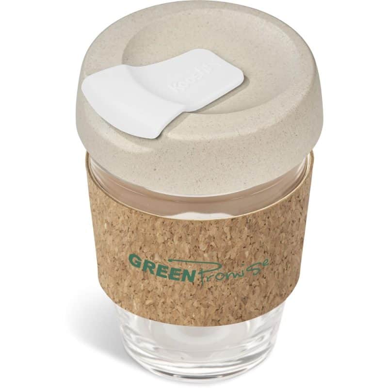 SOLID WHITE Kooshty Kork Chacha Glass Kup - 340ML