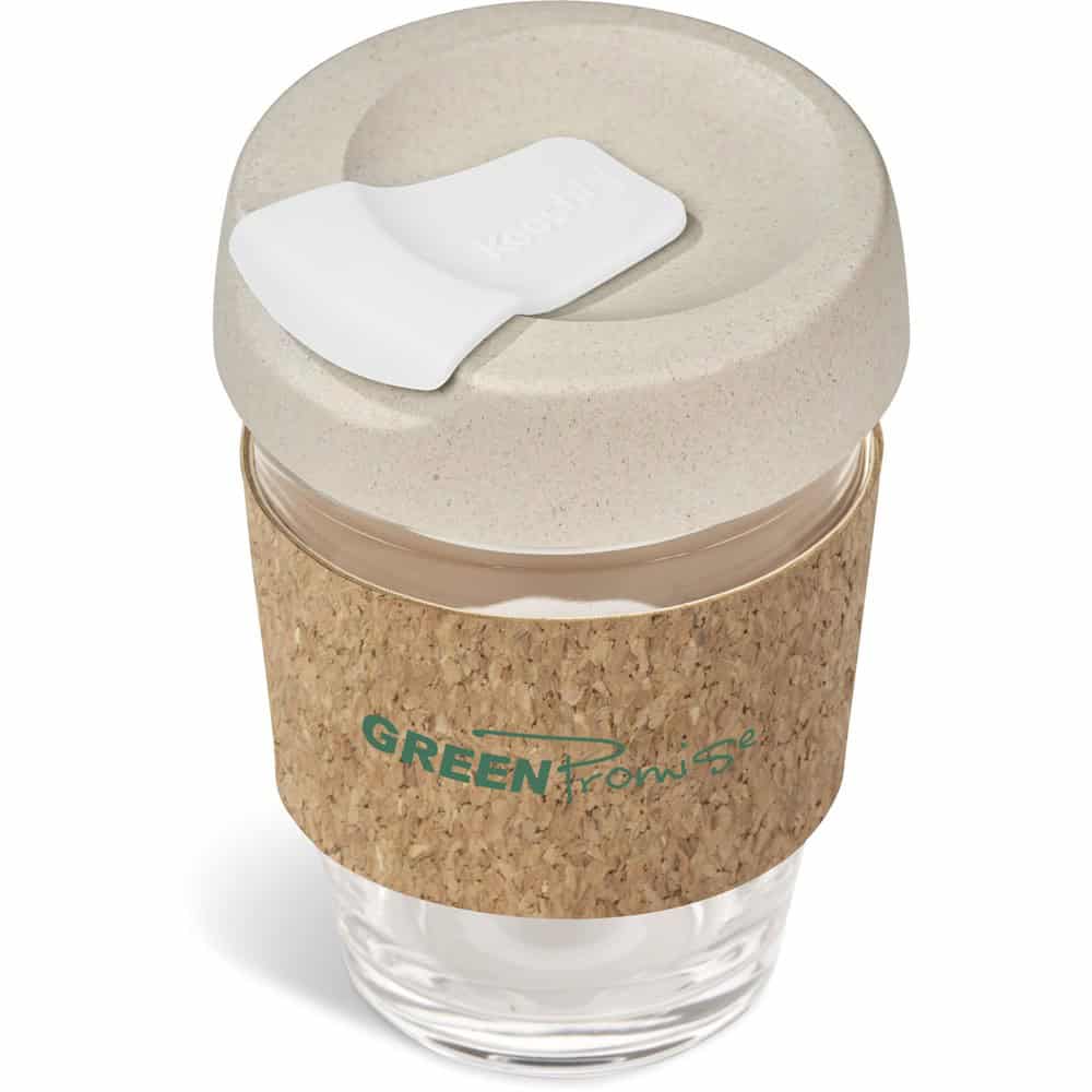 SOLID WHITE Kooshty Kork Chacha Glass Kup - 340ML