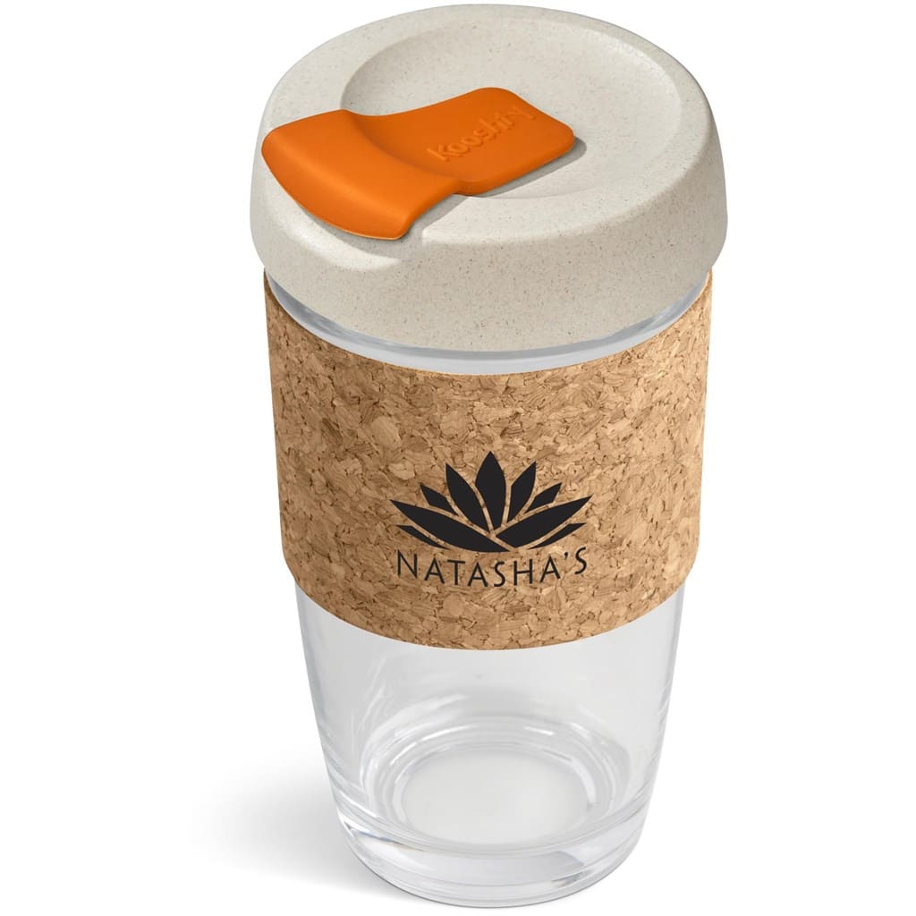 ORANGE Kooshty Jumbo Kork Chacha Glass Kup - 480ML