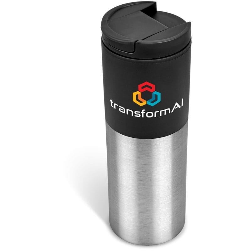 BLACK Kooshty Typhoon Stainless Steel & Plastic Double-Wall Tumbler - 450ml