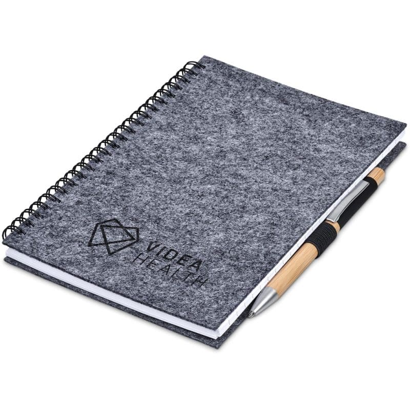 Okiyo Fuji Recycled PET Felt A5 Spiral Notebook