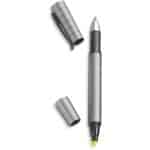GUN METAL Altitude Writebright Highlighter Ball Pen