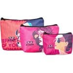 Pre-Printed Sample Hoppla Leanne Recycled PET Stitch-Bond Mini Toiletry Bag