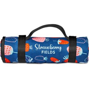 Pre-Printed Sample Hoppla Ivory Recycled PET Picnic Mat