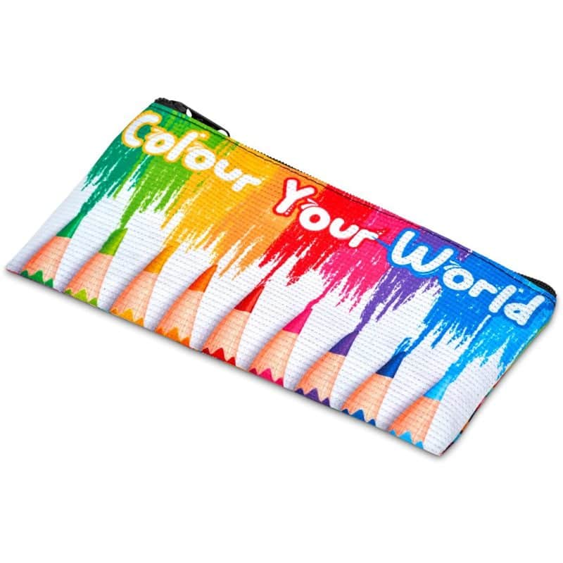 Pre-Production Sample Hoppla Junior Recycled PET Stitch-Bond Pencil Case