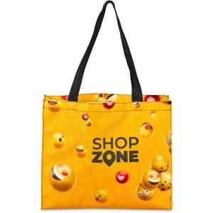 Pre-Production Sample Hoppla Menlyn Recycled PET Stitch-Bond Shopper