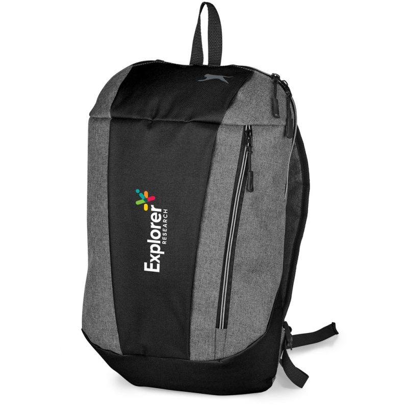 BLACK Slazenger Crandon Auto-Open Umbrella