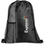 BLACK Slazenger Wembley Drawstring Bag