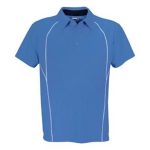 BLUE Mens Victory Golf Shirt - Blue