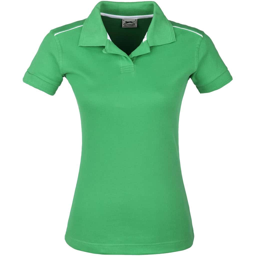 GREEN Ladies Backhand Golf Shirt - Green