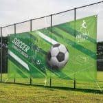 Sublimated Airtex Fabric Fence Banner Printing
