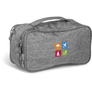 BLACK Okiyo Koruku Cork & Cotton Toiletry Bag
