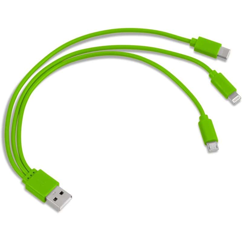 LIME Altitude Hat-Trick Tri-Cable - Lime