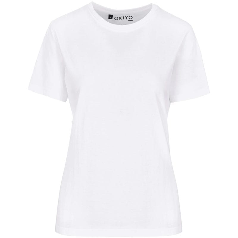 WHITE Ladies Okiyo Organic T-Shirt