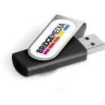 BLACK Axis Dome Flash Drive - 16GB