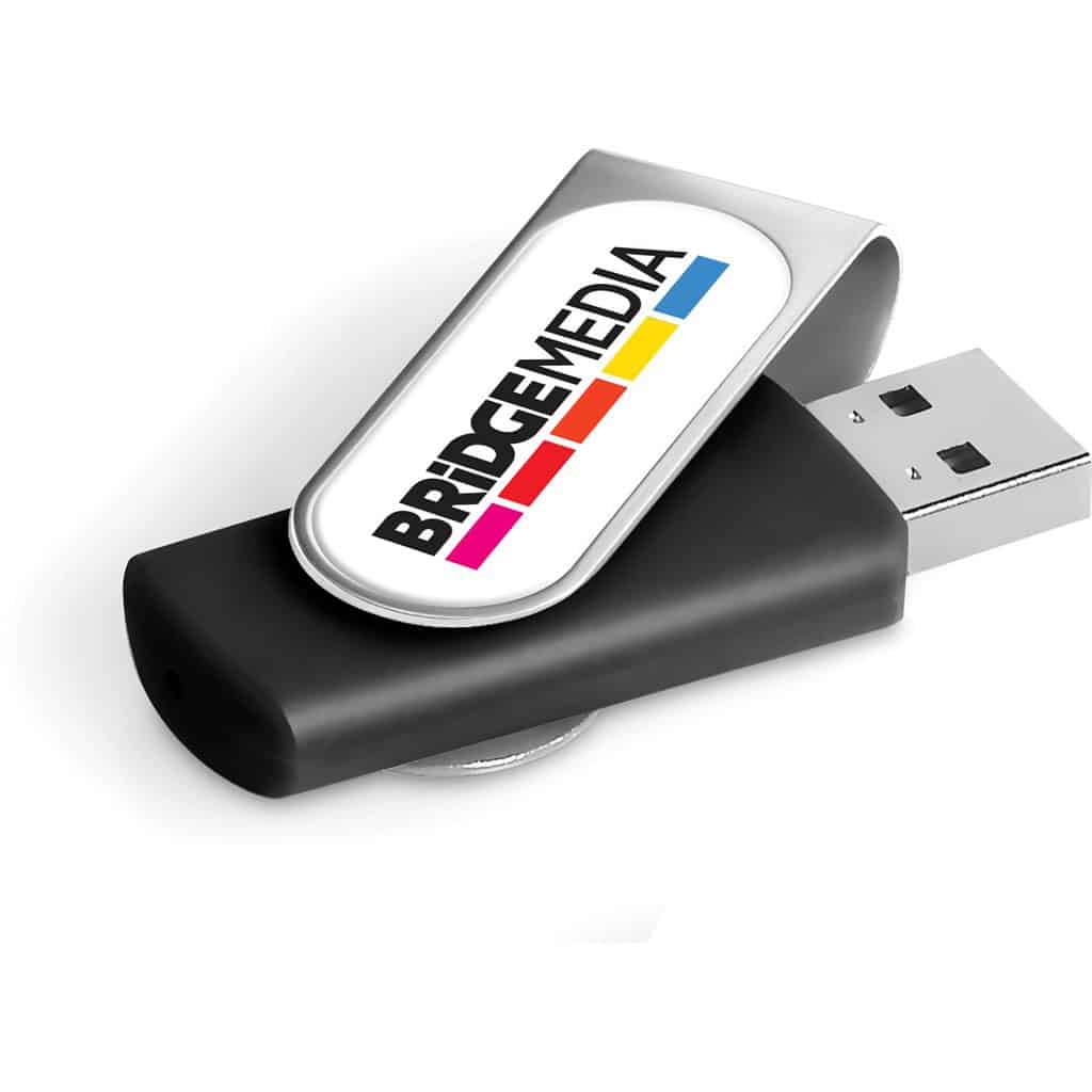 BLACK Axis Dome Flash Drive - 16GB